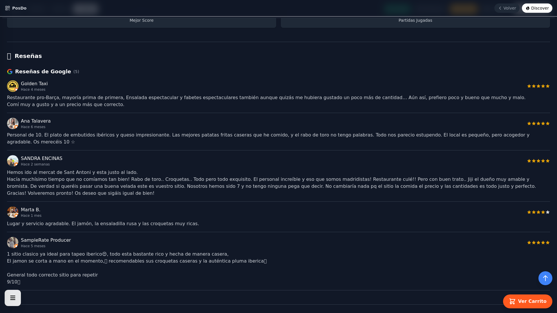 Panell de Review Booster